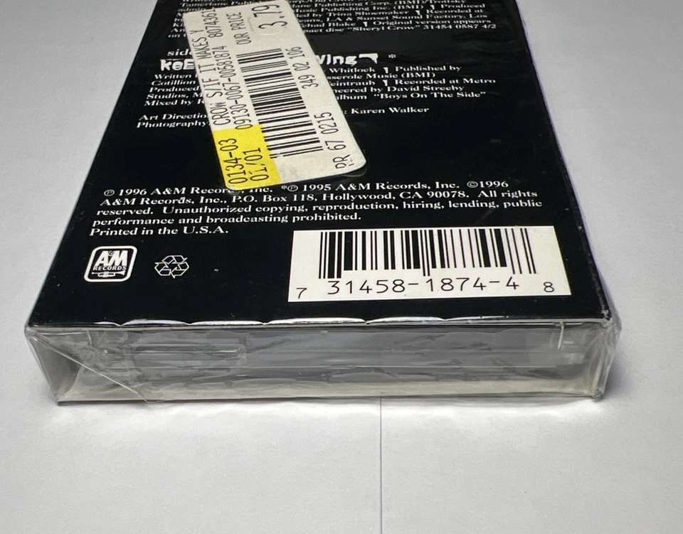 Sheryl Crow If It Makes You Happy Cassette, 1996, Unopened - Image 3 of 4