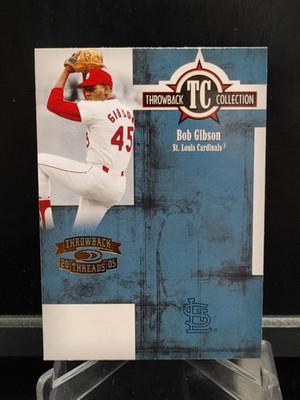 Bob Gibson 2005 Donruss Throwback Threads Collection #TC-45 St. Louis Cardinals