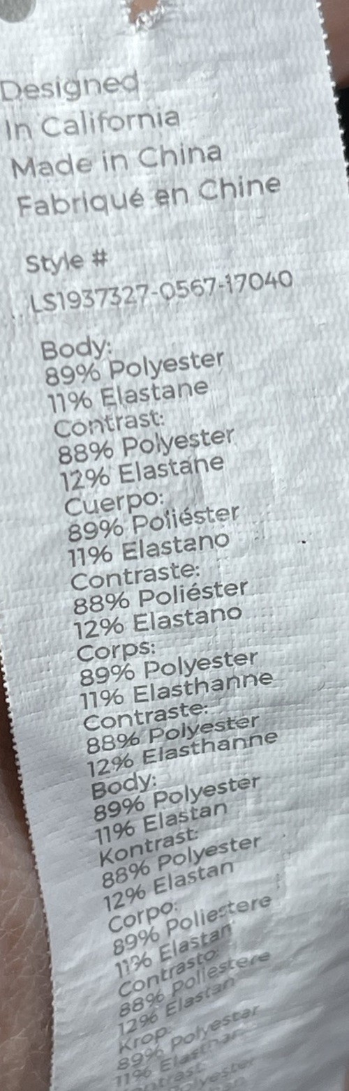 Fabletics Top Size Med Adjustable Long Sleeve Gra… - image 3