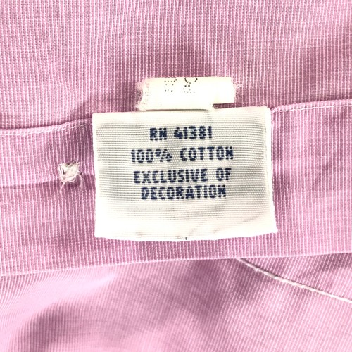 Camisa Polo Ralph Lauren Para Hombre S Rosa Algodón Manga Larga Abotonada - Imagen 6 de 9