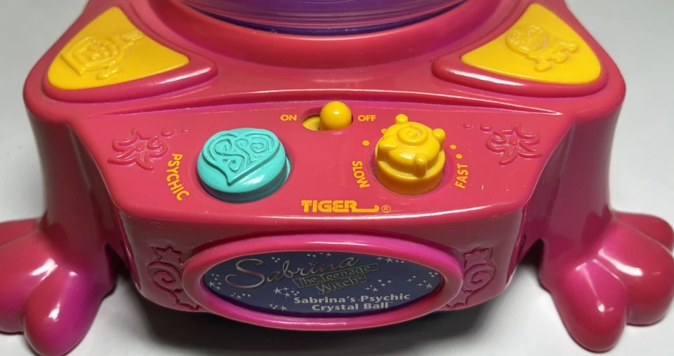 De colección 1998 Sabrina La Bruja Adolescente Psíquica Bola de Cristal Tigre ¡FUNCIONANDO! Foto 3 de 4