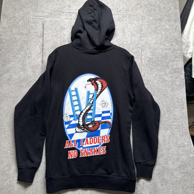 Trapstar Hoodie Mens S Black It s A Secret All Ladders No Snakes Kangaroo Pocket