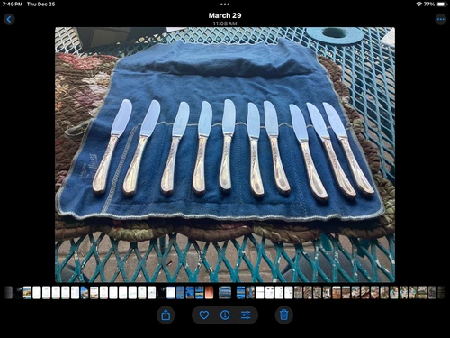 (1) Silver Spray by Towle Sterling Silver Butter Spreader HH Modern 6 1/2"