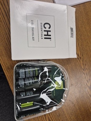 AVON CHI Essentials Hair 2oz Travel Kit 4pc Shampoo, Cond, ThermalSpray, Serum