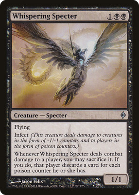 Whispering Specter #77 (MP) New Phyrexia NPH Magic MTG