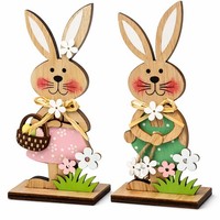 🐰2X Osterdeko Osterhasen Ostern Deko Osterhase Osterei FrüHlingsdekoration🌷