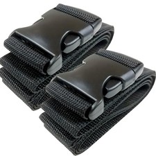 DUSCOKE 39 Inch Car Battery Tie Down Straps, Adjustable 2PCS, Black