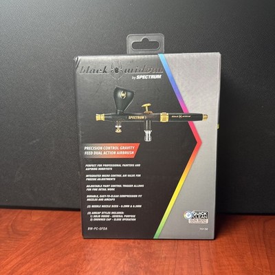 BLACK WIDOW Precision-Control, Gravity-Feed, Dual-Action Airbrush #70130 (9852)