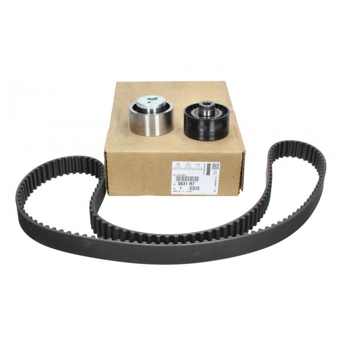 Kit distribution pour Peugeot 206 et Citroën Berlingo avec courroie renforcée 143 dents