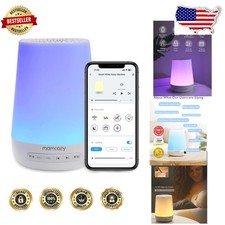 Baby Sound Machine Blue - 34 Soothing Sounds, Night Light, App Control