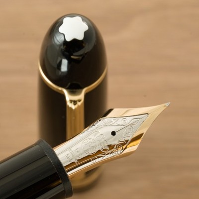Montblanc 149 Vintage 80s Split Ebonite Feed 14C Custom Kodachi NM Nib Nagahara