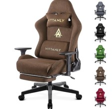 Gaming Chair, Ergonomic Computer Chair with Footrest and Lumbar Support