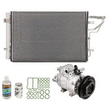For Hyundai Elantra 2009 2010 AC Compressor w/ A/C Condenser & Repair Kit GAP