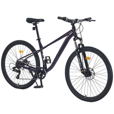 27.5'' Wheels 8 Speed Mountain Bike Men Women Boys and Girls Front Suspension