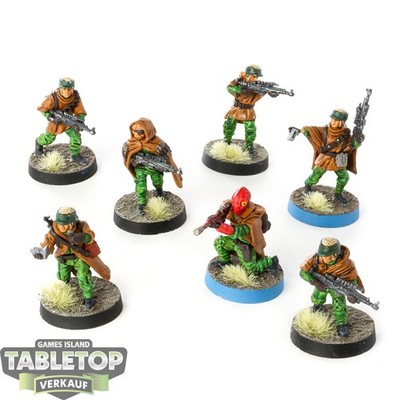 Rebellen - 7x Rebel Commandos - bemalt