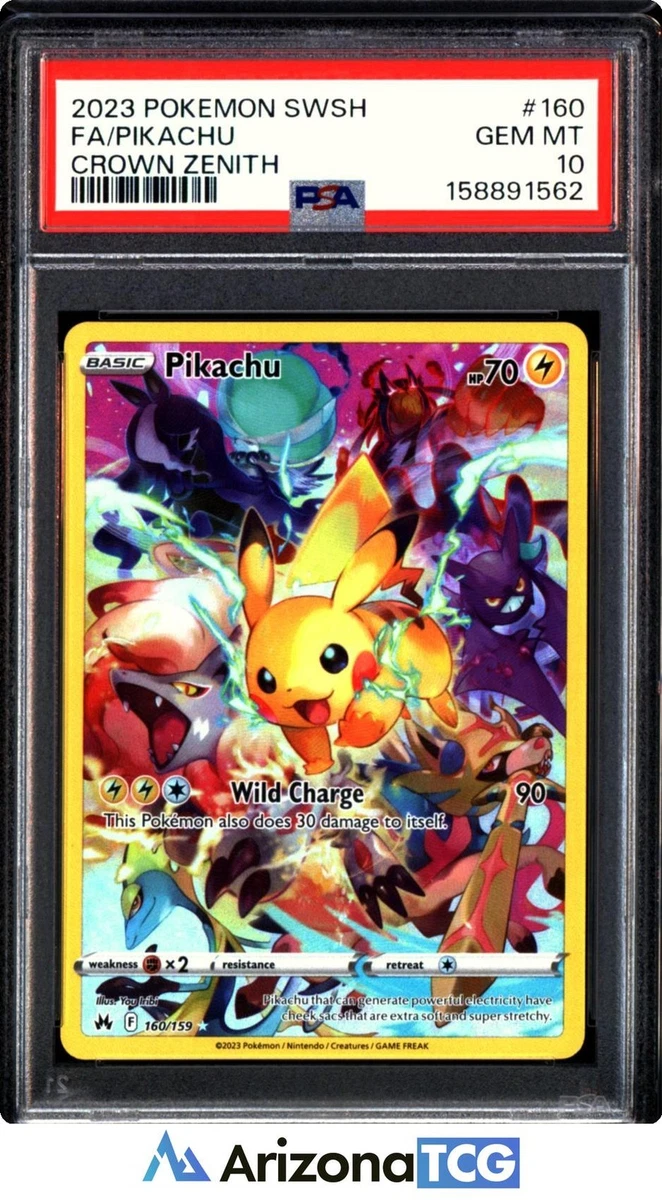 Secret Rare Pikachu Pokémon TCG Grade 10 Individual Collectible