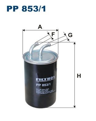Filtron Kraftstofffilter PP 853/1 FüR Mitsubishi-image