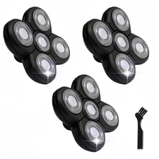 3 pcs Blade Refills for Freebird Head Shaver + 1 Cleaning Bald Men Freedom