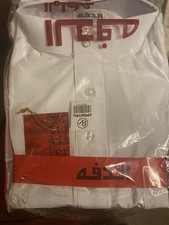 New Thob AlDafa Brand Men's White Abaya Long Sleeve Excellent Quality Size56