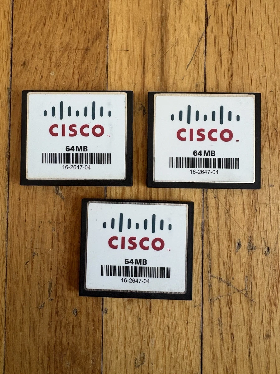 その他 CISCO 64MB Cisco 3700 Compact Flash Memory MEM3725-64CF= p706p5g 16-2647-02 | Cisco | Flash Memory