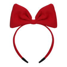 Bow Headbands Red Bowknot Hair Band Fashion Cute Hair Hoop Big Bowknot Headdress