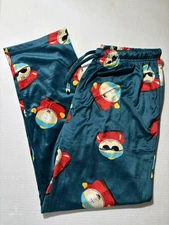 Official South Park Cartman Pajama Pants Silky Fleece Sz LG Cartman w Sunglasses