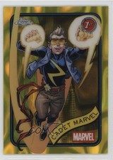 2025 Topps Chrome Marvel Comics Yellow Lava Refractor Cadet Marvel #88 1ce5
