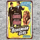 Vintage Laurel & Hardy Tin Metal Signs Home Décor Poster Retro Cinema, Classic C