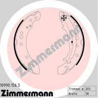 Zimmermann Bremsbackensatz 203Mm Passend FüR Mitsubishi Colt Smart Forfour