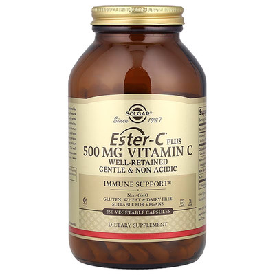 Ester-C Plus 500 mg Vitamin C 250 pflanzliche Kapseln Solgar