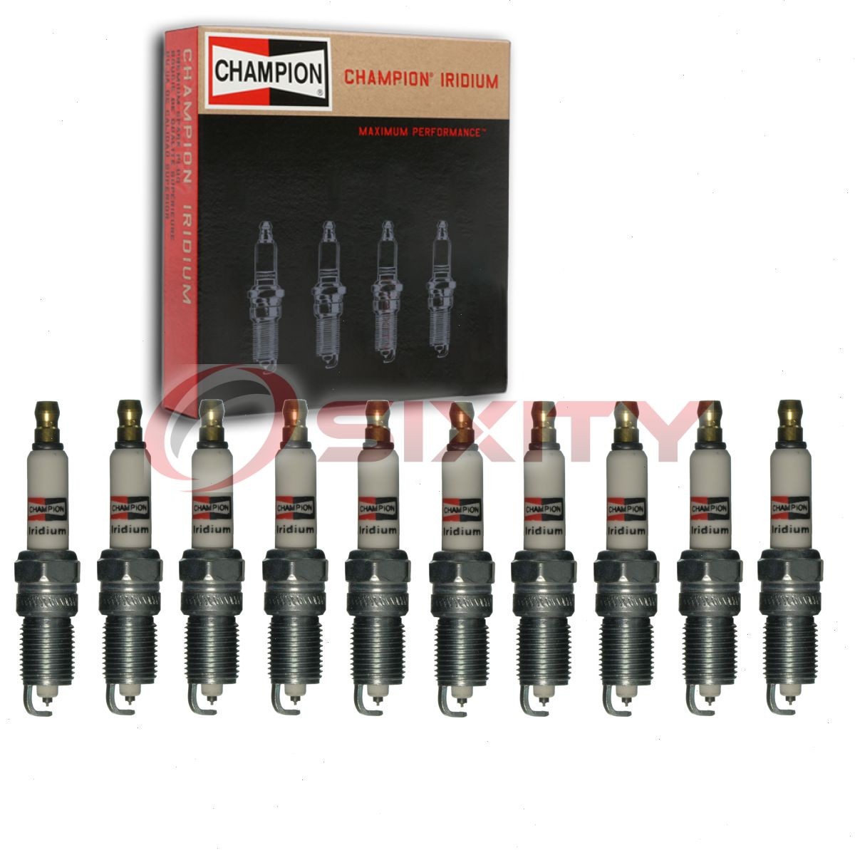 10 pc Champion Iridium 9405 Spark Plugs for RS14WMPB4 HGR9LQIO 7397 4509 gb