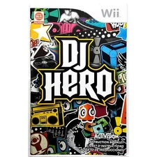 (Manual Only) DJ Hero only - Nintendo Wii Pristine Authentic Instruction Booklet