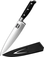 Chef Knife Cooking Knifes Carbon Stainless Steel with Sheath Utopia Kitchen