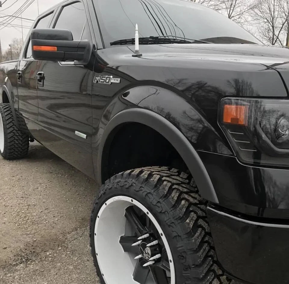 Antena bala blanca calibre 50 VMS para Ford F250 F350 F450 Excursion Foto 3 de 4