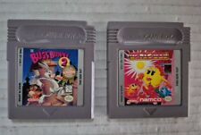 Gameboy - The Bugs Bunny Crazy Castle 2 & Ms. Pacman Authentic Carts Read