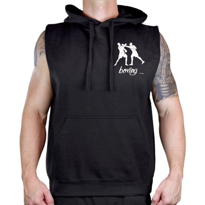 New Men/'s Kickboxing Whiskey Label Charcoal Raglan Hoodie sweatshirt MMA Boxing