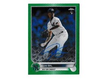 2022 Topps Chrome Green Logofractor Auto Luis Gil RC Rookie Card  # 11/99