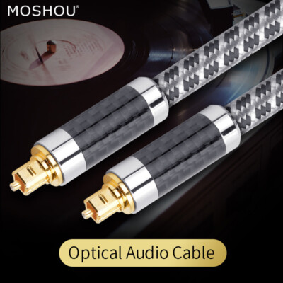 Optical Fiber optico digital Audio Video Cables Audiophile HIFI DTS Dolby 7.1 