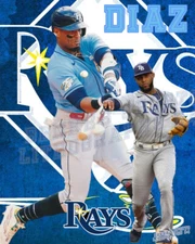 Tampa Bay RaysTampa Bay Rays Lithograph print of Yandy Diaz  2024