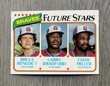 1980 MLB Topps | Bruce Benedict, L. Bradford, Eddie Miller RC | #675 | Braves