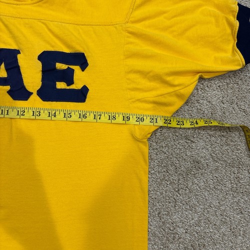 Vintage 70s Russell Athletic Sigma Alpha Epsilon SAE Fraternity Jersey T Shirt M - Picture 7 of 7