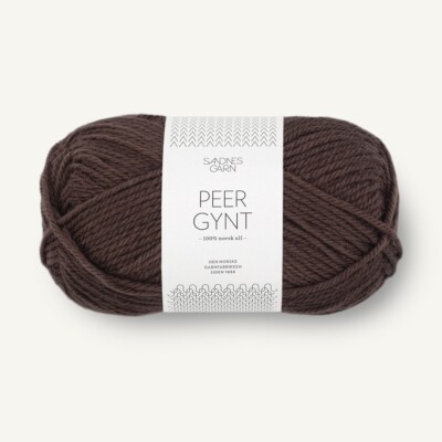 PEER GYNT von SANDNES GARN - BRUN (3082) - 50 g / ca. 91 m Wolle