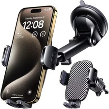 Car Phone Holder Mount for Windshield Dashboard Air Vent Universal for iPhone