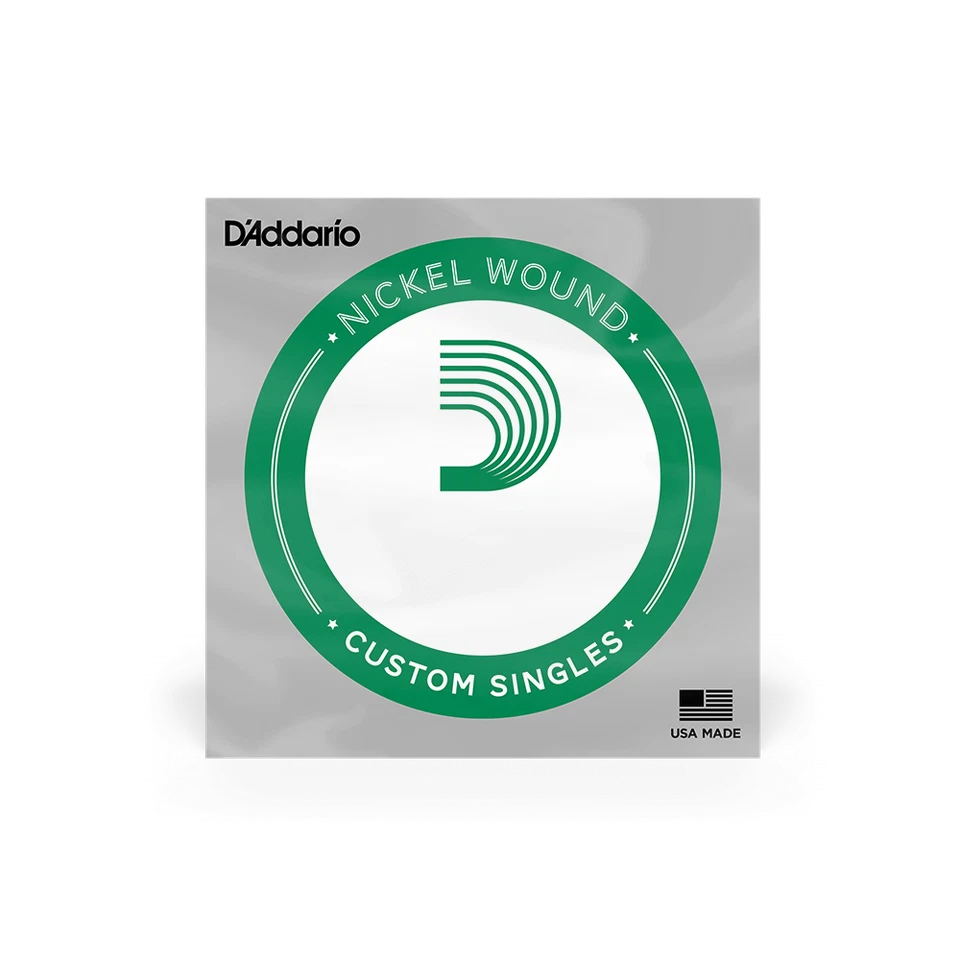 D'ADDARIO Corde Simple 020 Acoustique / E-Guitare Enroulée En Nickel - Photo 1/1