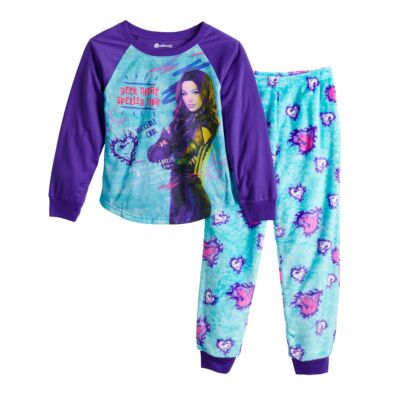 NWT Girl's Disney Descendants Pajamas PJ Set 6 8 10 12 14 Mal Been There Spelled | eBay