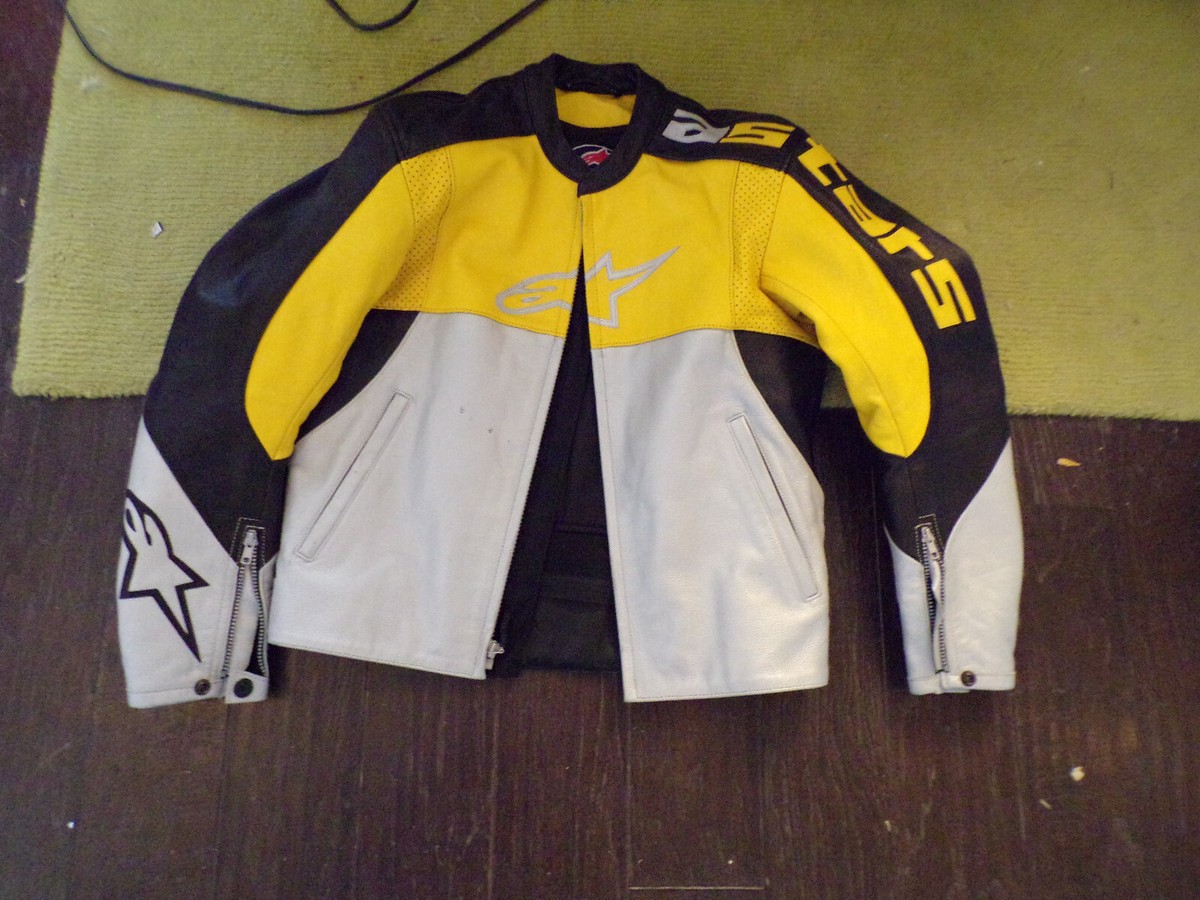 Alpinestars Men's Stunt Sz40 Black/High Vis Yellow Lined/Padded