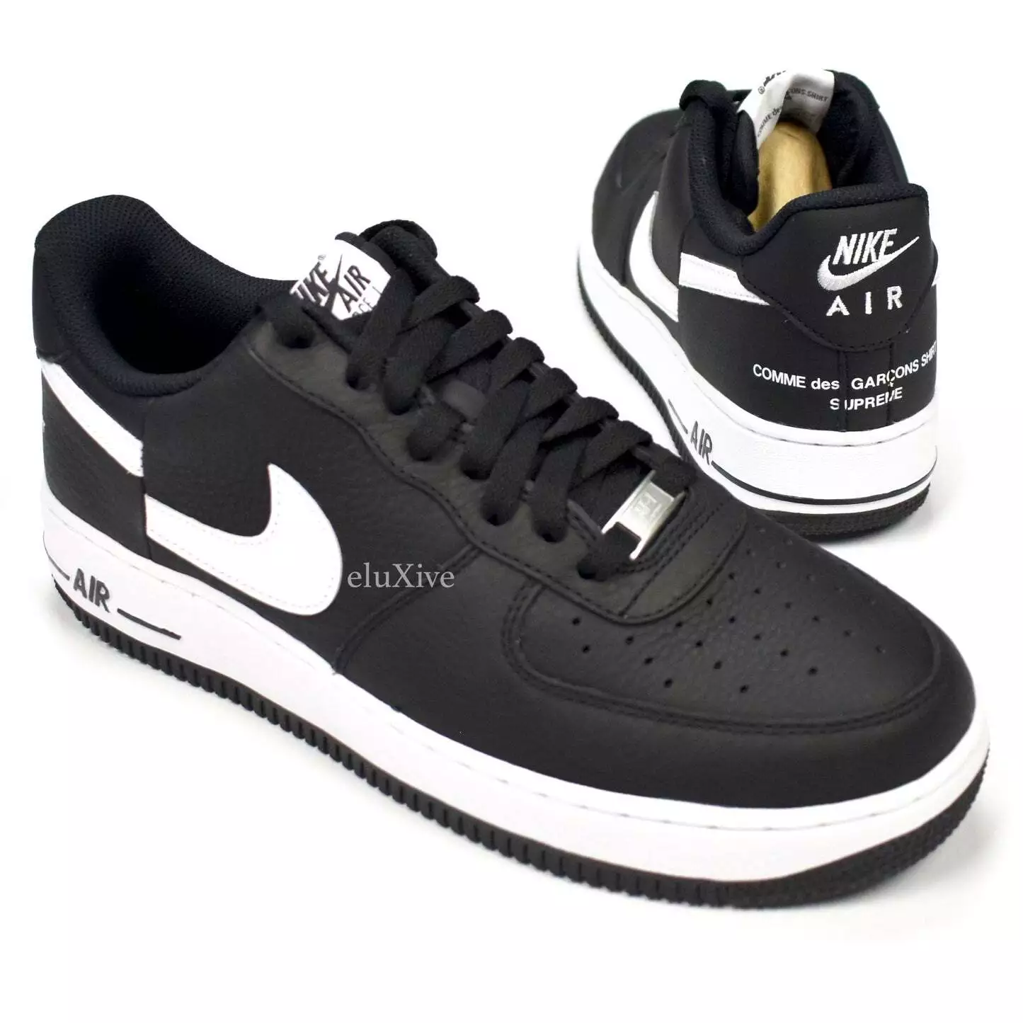 Nike Air Force 1 Low CDG homme 9 noir neuf avec étiquette Supreme x Comme des Garcons AUTHENTIQUE