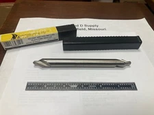 Interstate #6, Dbl Combined Drill & Countersink , 7/32" Pnt X 6" OAL, 60°, HSS