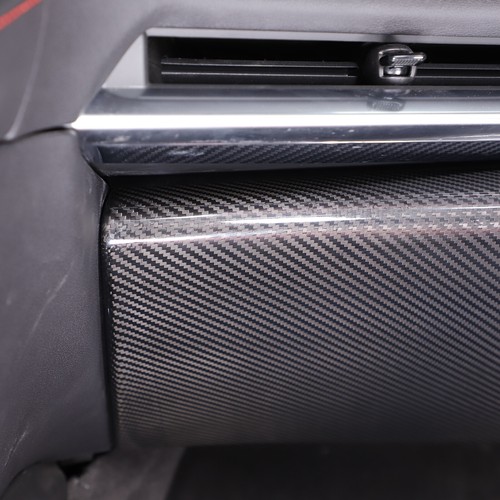 Cubierta interior de guantera de fibra de carbono real para Corvette C8 2020-2024 - Imagen 6 de 12