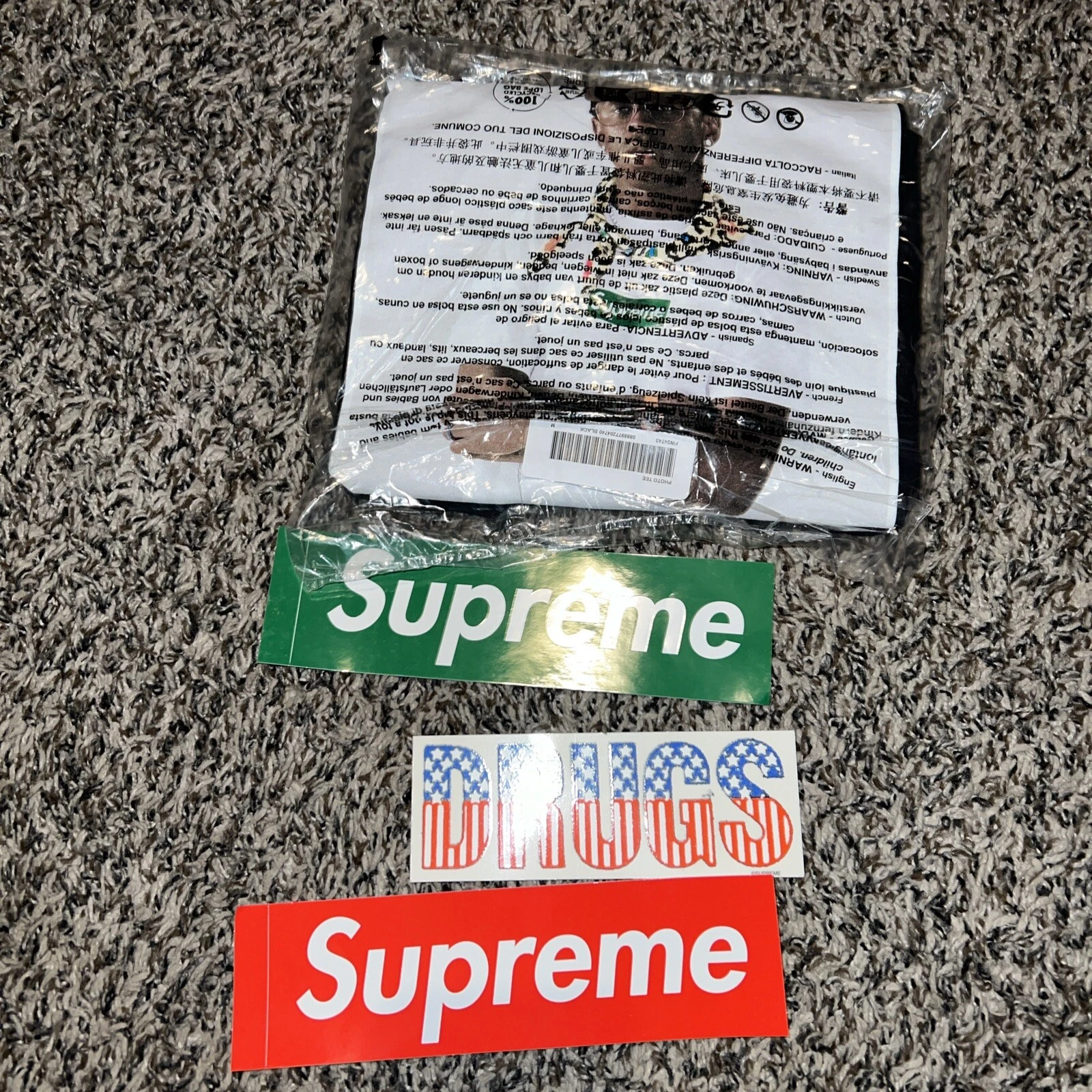 Tee shirt noir Supreme Tyler The Creator taille M commande confirmée ✅ ?